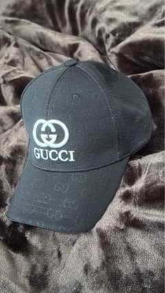 GUCCI GGロゴ ベースボールキャップ ブラックのサムネイル