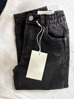 【即日】【新品】【美品】ZARA デニム　パンツ 98cm ダークグレーのサムネイル