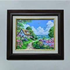 秋晴れの日】アクリル画 F3 風景画 絵画 - メルカリ