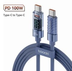 USB Type-C to C 急速充電ケーブル 100W PD 1mのサムネイル