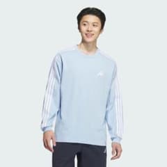 adidas 長袖Tシャツ ライトブルーのサムネイル