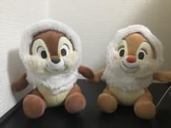 칩과 데일 봉제 인형 디즈니 리조트 겨울