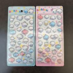 ぷくぷくあわわちゃん プチドロップステッカー 2枚セットのサムネイル