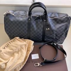 ルイヴィトン キーポル55 バンドリエール ダミエグラフィット 正規店購