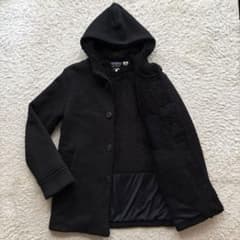 ★希少 Lサイズ★ BLUE BLUE ボア フード コート ヘビースウェット ☆希少 Lサイズ☆ BLUE BLUE ボア フード コート ヘビースウェット