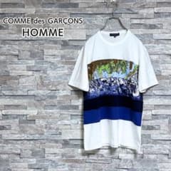 コムデギャルソンオム グラフィックプリントパターンTシャツ WHT/M コムデギャルソンオム グラフィックプリントパターンTシャツ WHT/M
