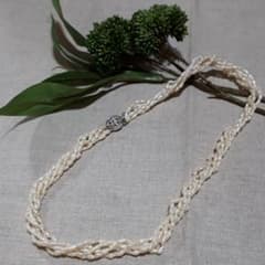 【vics様専用】ライスパール5連ネックレスのサムネイル