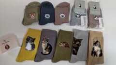 Jubilee Cat Socks 猫ソックス10足セットのサムネイル