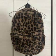 ヒョウ柄 ファー リュックのサムネイル