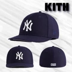 KITH New Era 59FIFTY ネイビーキャップ 7 1/8 - メルカリ