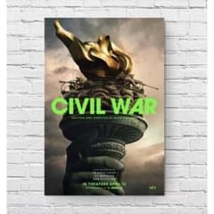 映画ポスター シビルウォー アメリカ最後の日 US版 mp1