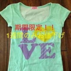 ANAPＴシャツ 夏物 レディースＴシャツ パイル地 ギャル系のサムネイル