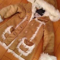 GAP☆ムートン☆上品なファー☆コートのサムネイル