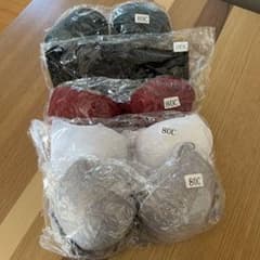 ブラジャー ショーツ セット 80C 5色セットのサムネイル