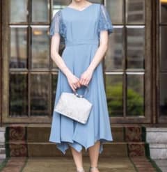 定価40700円 現行 AIMER エメ 編み上げリボンフォーマルワンピース L 定価40700円 現行 AIMER エメ 編み上げリボンフォーマルワンピース L