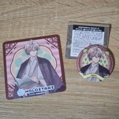 律可 ホロスターズ GIGOコラボカフェ グリッター缶バッジ コースター