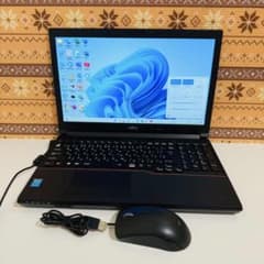 Y386 富士通ノートパソコンi5高速SSDサクサクWindows11オフィス - メルカリ