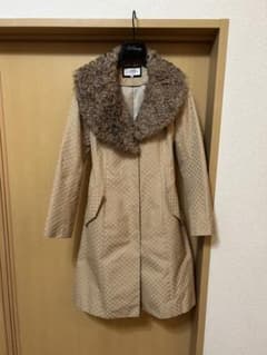 ハナエモリ ALMA EN ROSE ラムファー コート 38のサムネイル