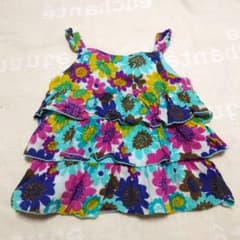 花柄フリルトップスのサムネイル