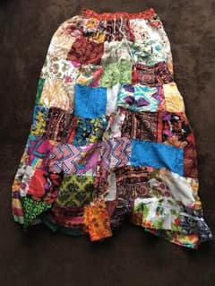 パッチワーク ロングスカートのサムネイル