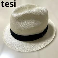 新品TESI HAT SISOL テシ シゾール素材ハット　イタリア製 59㎝ 新品TESI HAT SISOL テシ シゾール素材ハット イタリア製 59㎝ - メルカリ
