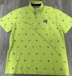 Free shipping Lynx Men's Golf Wear LL Short Sleeve Polo Shirt Yellow