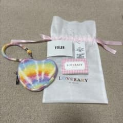 LOVERARY BY FEILER ラブラリータイダイ ハート型ポーチ - メルカリ