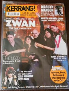 新品未開封　KERRANG! ケラングマガジン　ZWANのサムネイル