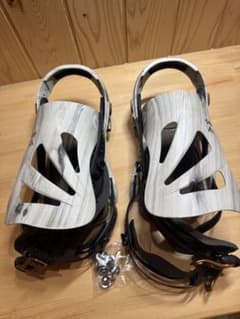 FLUX DS/LTD スノーボードビンディング ホワイト/ウッド メンズ M