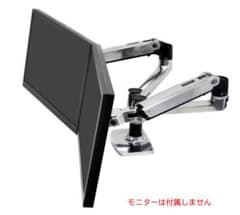 Ergotron(エルゴトロン) LX デュアル デスクマウントアーム - メルカリ