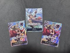 ワンピースカード モンキー・D・ルフィ ウソップ SRパラレル 3枚セットのサムネイル