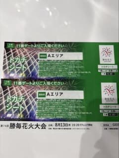 カチマイ花火大会チケットaのサムネイル