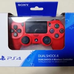 SONY PS4 純正ワイヤレスコントローラー 　マグマレッドのサムネイル