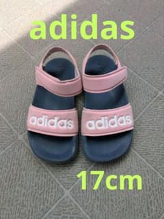 adidas サンダル キッズ ピンク ネイビー17cm　アディダスのサムネイル