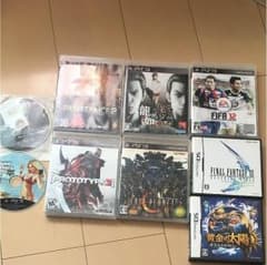 ps3ソフト7本DSカセット2本のサムネイル