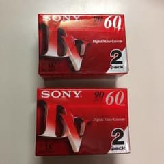【値下げしました】SONY ミニDVカセットテープ2パック（2個セット）のサムネイル