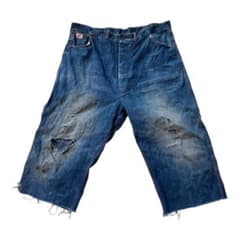 40s 50s vintage インディゴ ペインター ワークパンツ ボロ - メルカリ