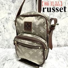 極美品】ラシット ショルダーバッグ モノグラム カーキ ショルダー 