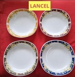 LANCELお皿 ランセル LANCEL 皿 お皿 スクエア 4枚 カレー皿 - メルカリ