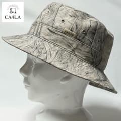 【新品】CA4LA 日本製リネン100%ルネサンス調総柄 UVケアバケットハット 新品】CA4LA 日本製リネン100%ルネサンス調総柄 UVケアバケットハット