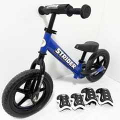 Strider Sport 12-inch Kick Bike, Blue