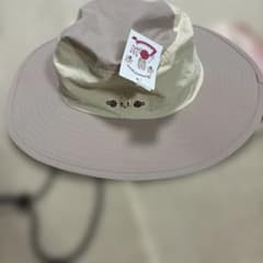 マロンクリーム アウトドアハット 首カバー付きのサムネイル