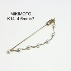 ミキモト K14 ピン ブローチ 4.6mm × 7 約7.2cm 3.2g - メルカリ