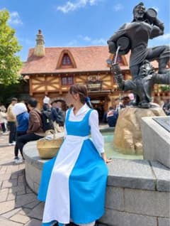 【都内即日発送可】美女と野獣 ベル 町娘 コスプレ 衣装 Sサイズ Dハロのサムネイル