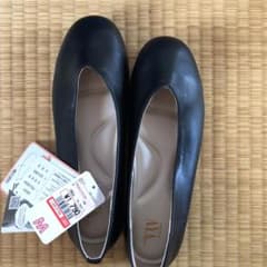 フラットパンプス 黒のサムネイル