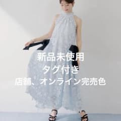 SALON by Chico】リボン取り外しレースティアードアメスリワンピース 