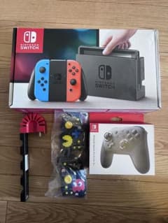 Nintendo Switch + プロコン+グリップコントローラー付き その他