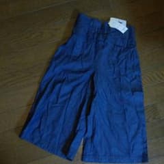 デニム ワイドパンツ ガウチョパンツのサムネイル