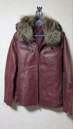 A.S.M ワインレッドレザージャケット A.S.M ワインレッドレザージャケット - メルカリ