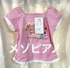 平成レトロ】新品タグ付mezzo piano ソフトクリームTシャツ レース付